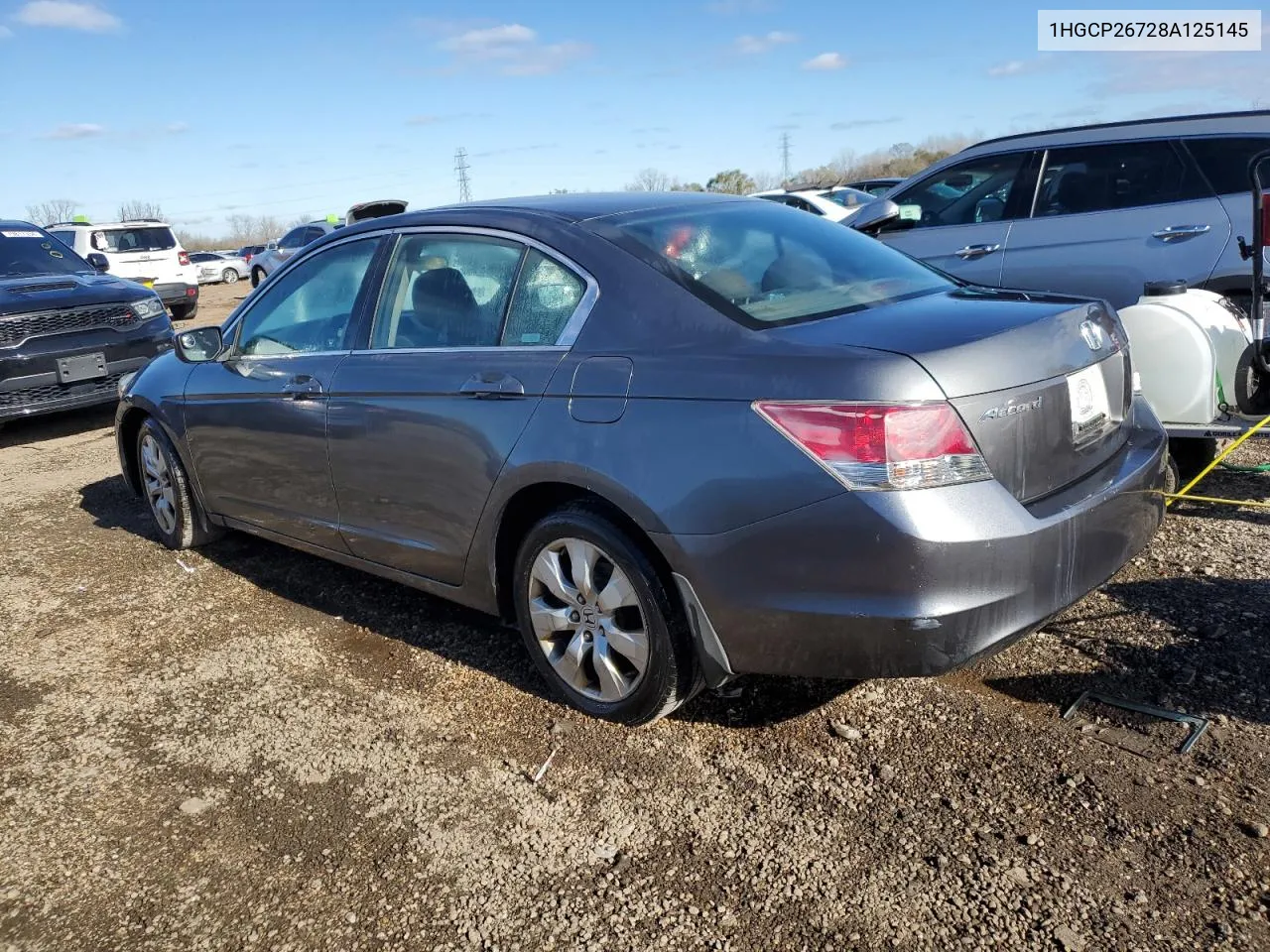 2008 Honda Accord Ex VIN: 1HGCP26728A125145 Lot: 76622184