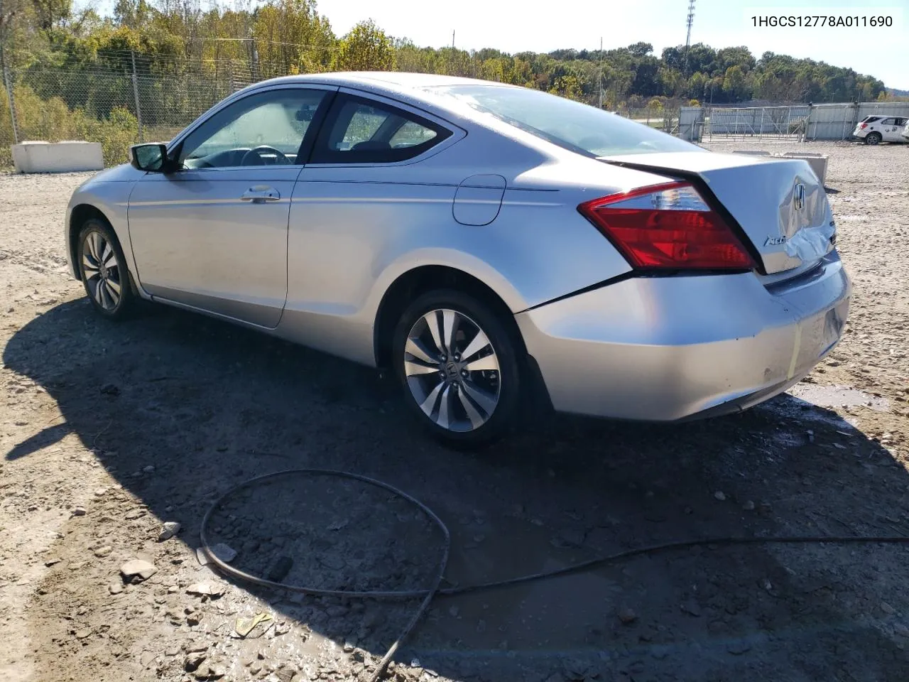 2008 Honda Accord Ex VIN: 1HGCS12778A011690 Lot: 76628294