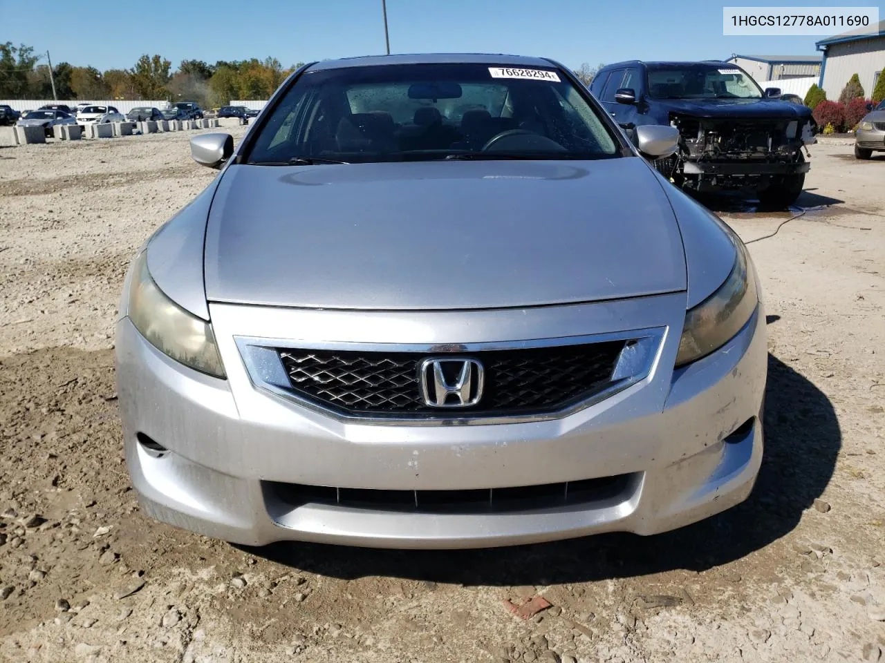 2008 Honda Accord Ex VIN: 1HGCS12778A011690 Lot: 76628294