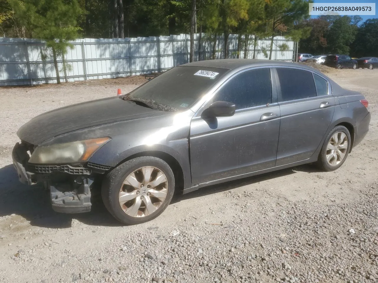 2008 Honda Accord Exl VIN: 1HGCP26838A049573 Lot: 76628474