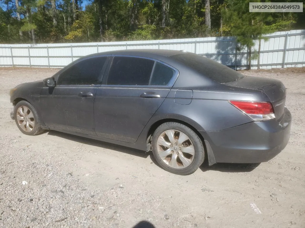 2008 Honda Accord Exl VIN: 1HGCP26838A049573 Lot: 76628474