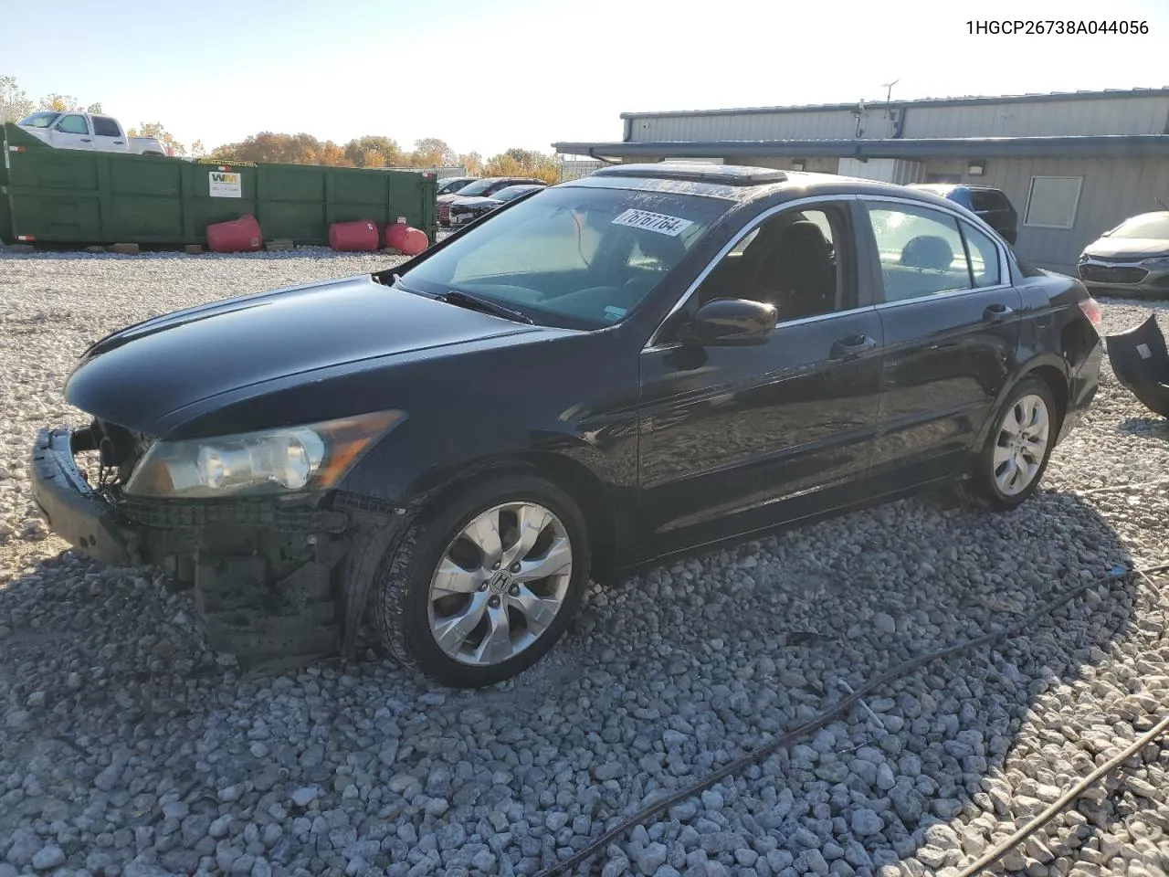 2008 Honda Accord Ex VIN: 1HGCP26738A044056 Lot: 76767764