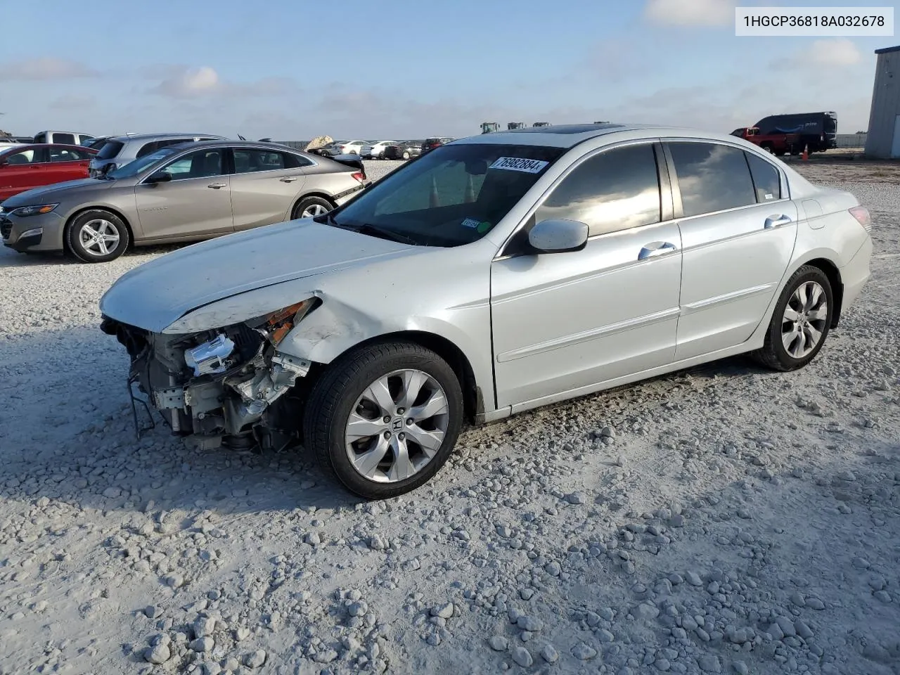 2008 Honda Accord Exl VIN: 1HGCP36818A032678 Lot: 76982884