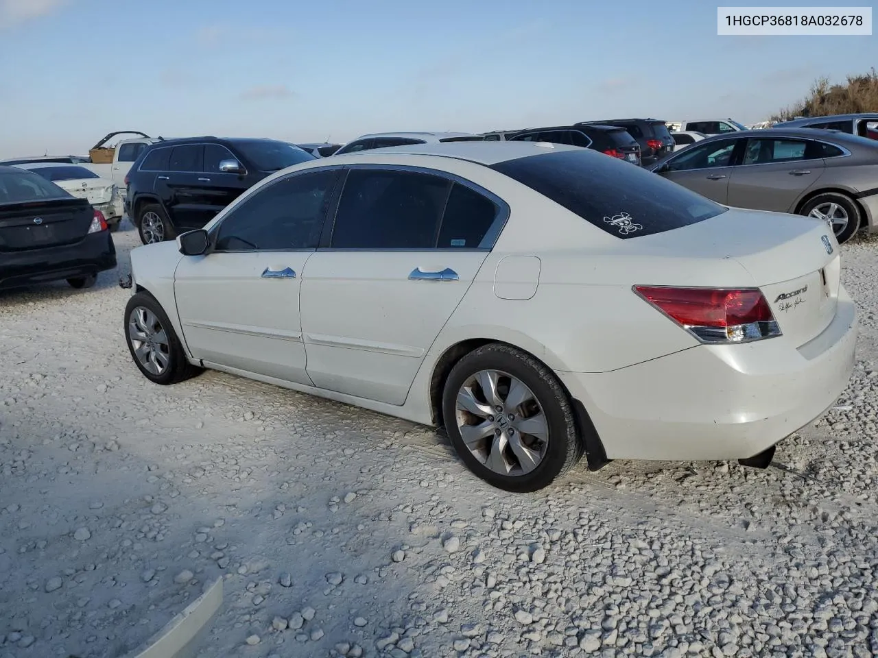 2008 Honda Accord Exl VIN: 1HGCP36818A032678 Lot: 76982884