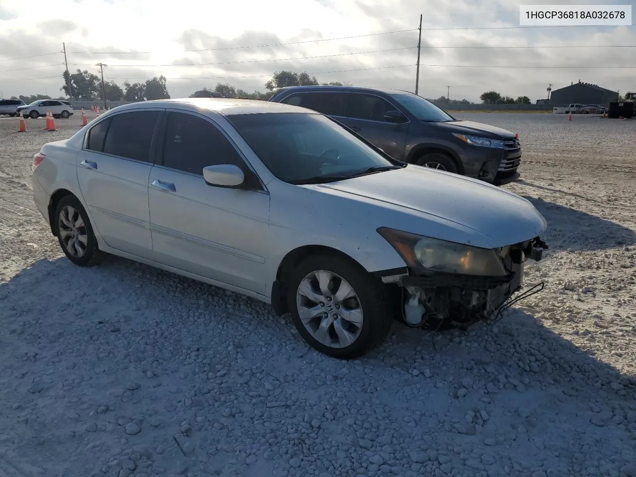 2008 Honda Accord Exl VIN: 1HGCP36818A032678 Lot: 76982884