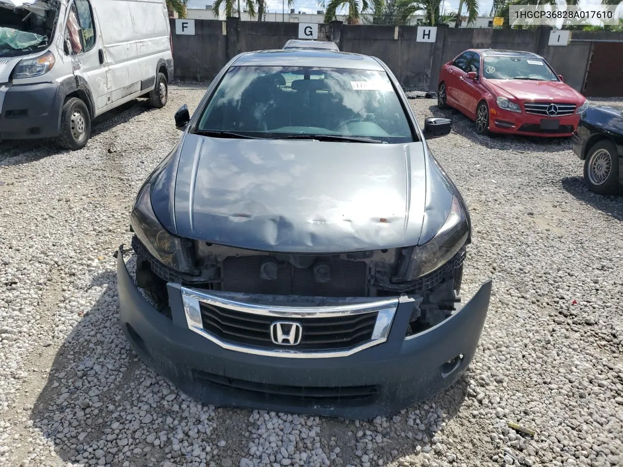 1HGCP36828A017610 2008 Honda Accord Exl