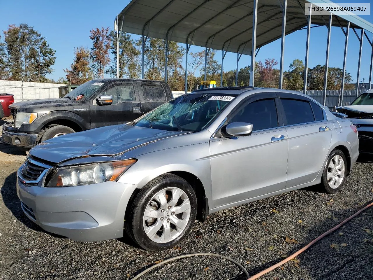 1HGCP26898A069407 2008 Honda Accord Exl