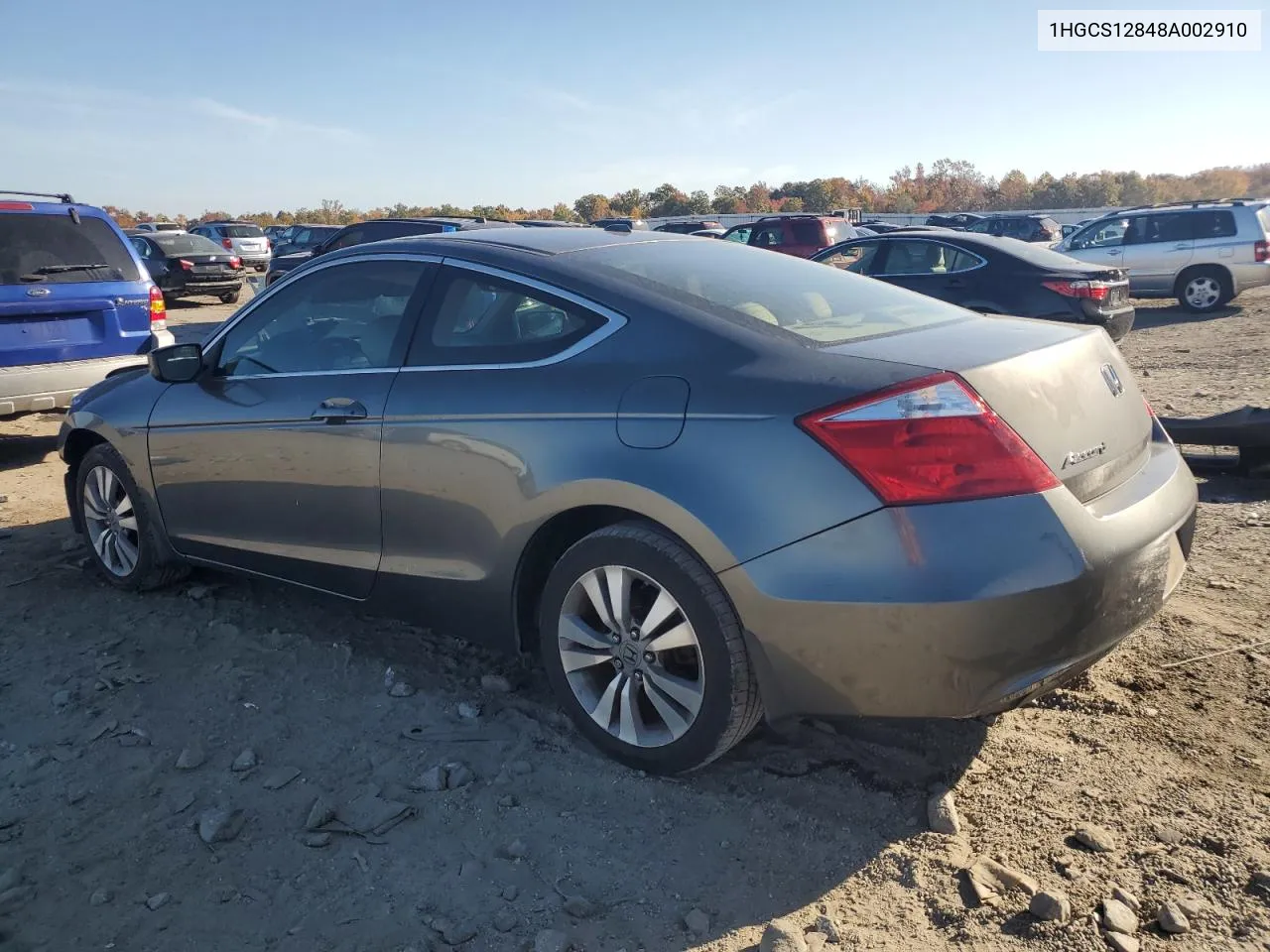 2008 Honda Accord Exl VIN: 1HGCS12848A002910 Lot: 77524044