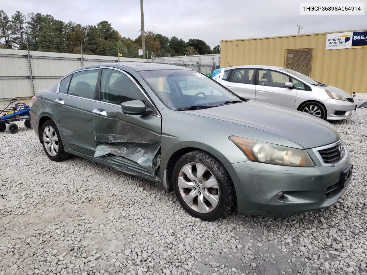 2008 Honda Accord Exl VIN: 1HGCP36898A054914 Lot: 77800424