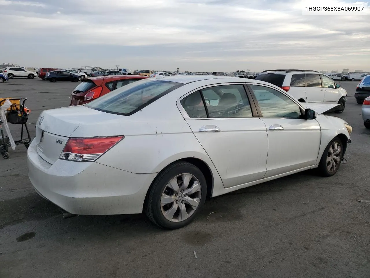 1HGCP368X8A069907 2008 Honda Accord Exl