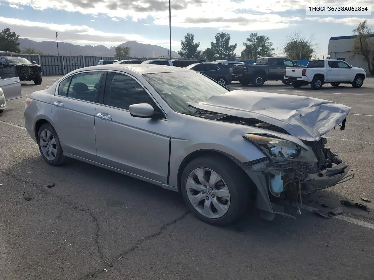 2008 Honda Accord Ex VIN: 1HGCP36738A062854 Lot: 78589484