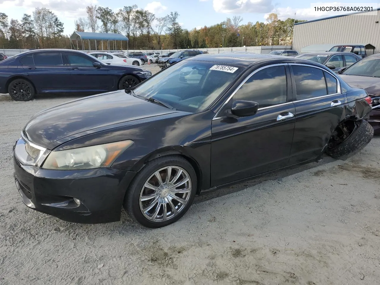 2008 Honda Accord Ex VIN: 1HGCP36768A062301 Lot: 78785754