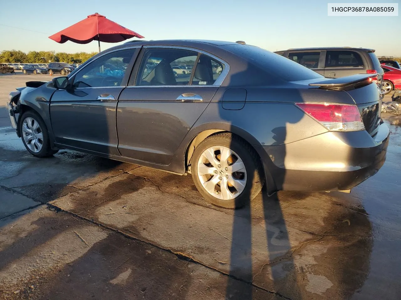 2008 Honda Accord Exl VIN: 1HGCP36878A085059 Lot: 78861184