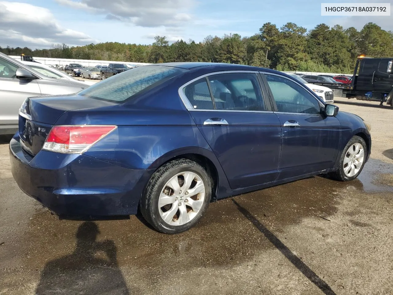 2008 Honda Accord Ex VIN: 1HGCP36718A037192 Lot: 78989054