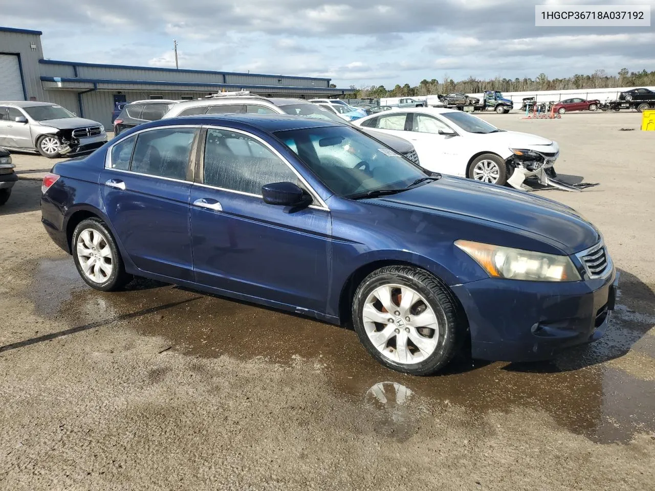 2008 Honda Accord Ex VIN: 1HGCP36718A037192 Lot: 78989054