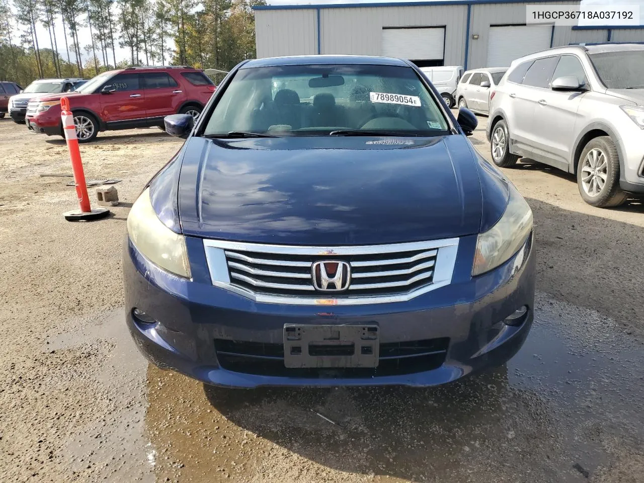 2008 Honda Accord Ex VIN: 1HGCP36718A037192 Lot: 78989054