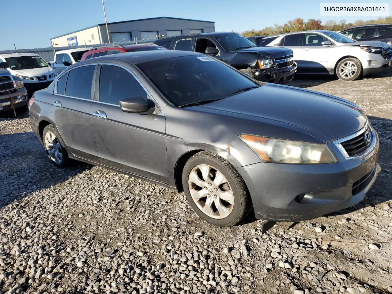 2008 Honda Accord Exl VIN: 1HGCP368X8A001641 Lot: 79008604