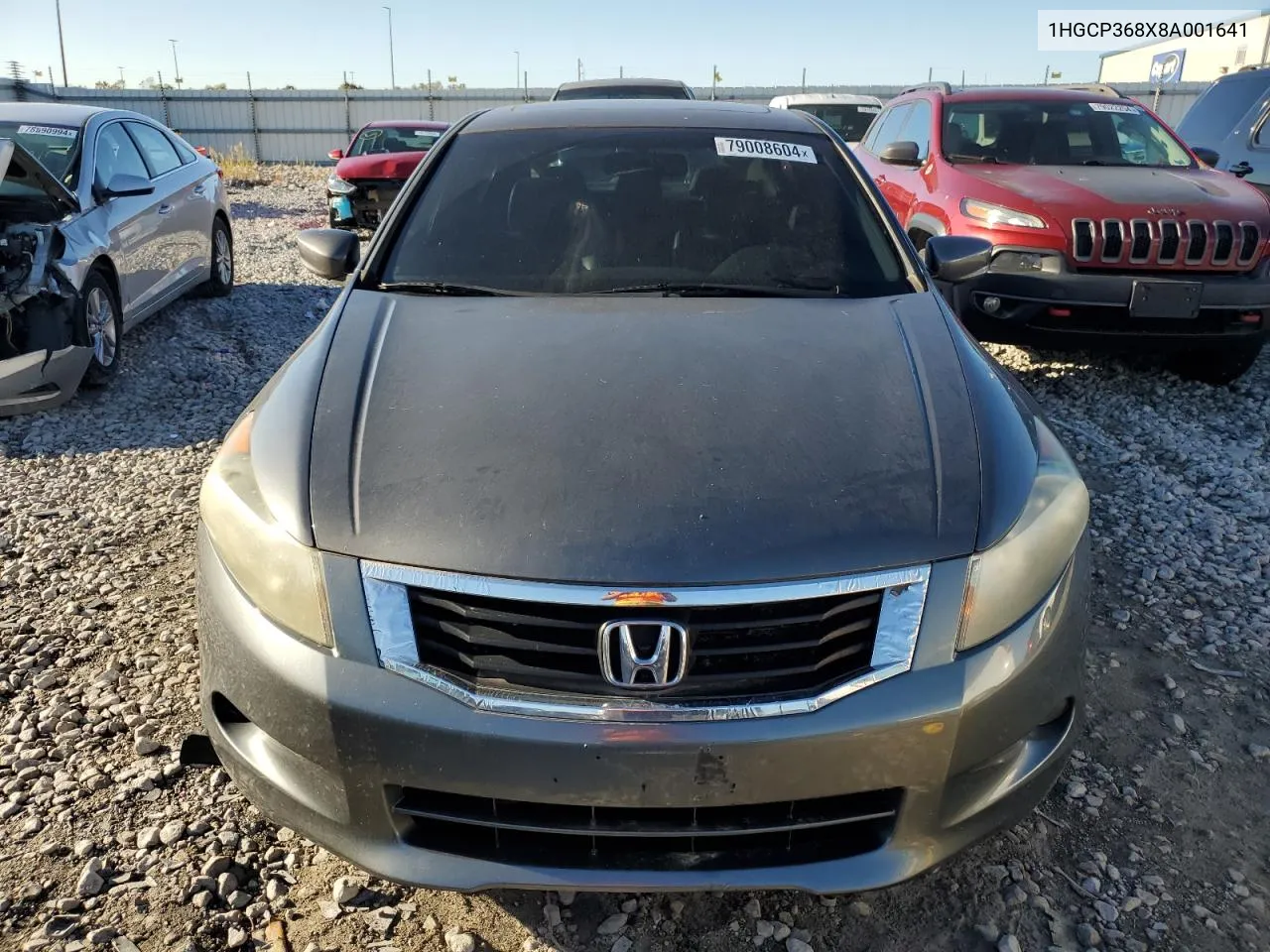 2008 Honda Accord Exl VIN: 1HGCP368X8A001641 Lot: 79008604