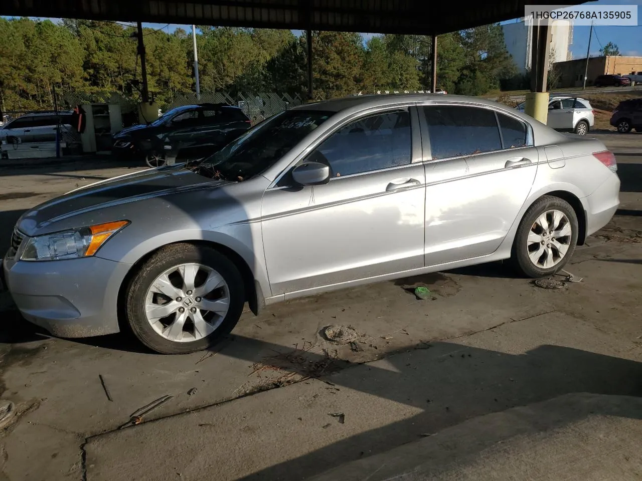 2008 Honda Accord Ex VIN: 1HGCP26768A135905 Lot: 79563504