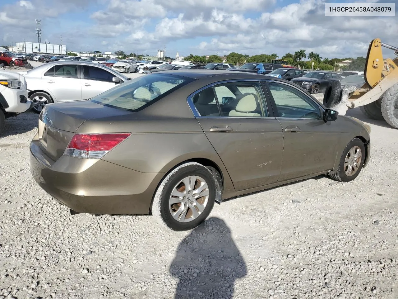 2008 Honda Accord Lxp VIN: 1HGCP26458A048079 Lot: 79999034