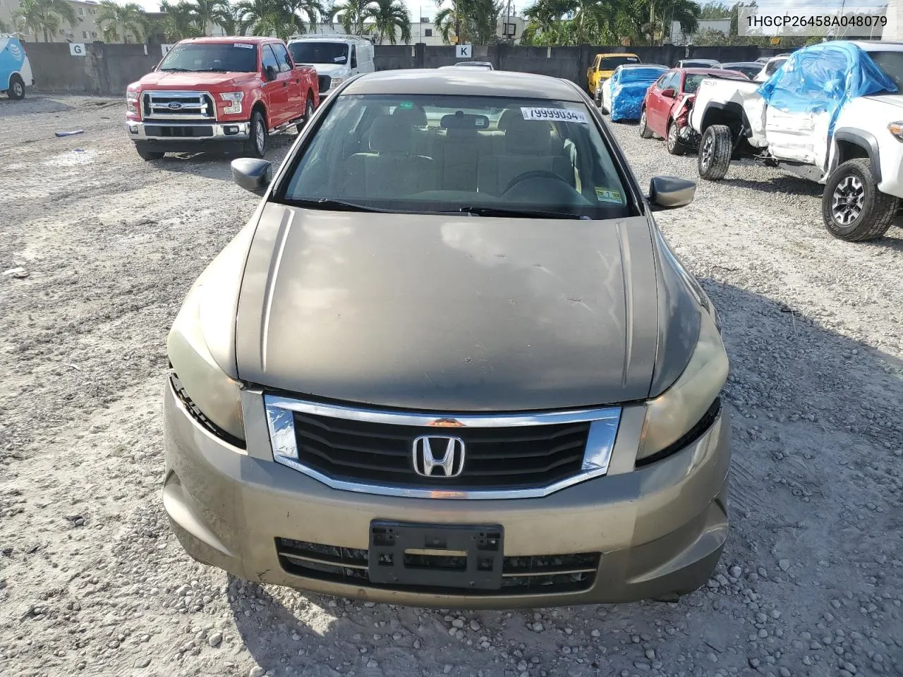 2008 Honda Accord Lxp VIN: 1HGCP26458A048079 Lot: 79999034