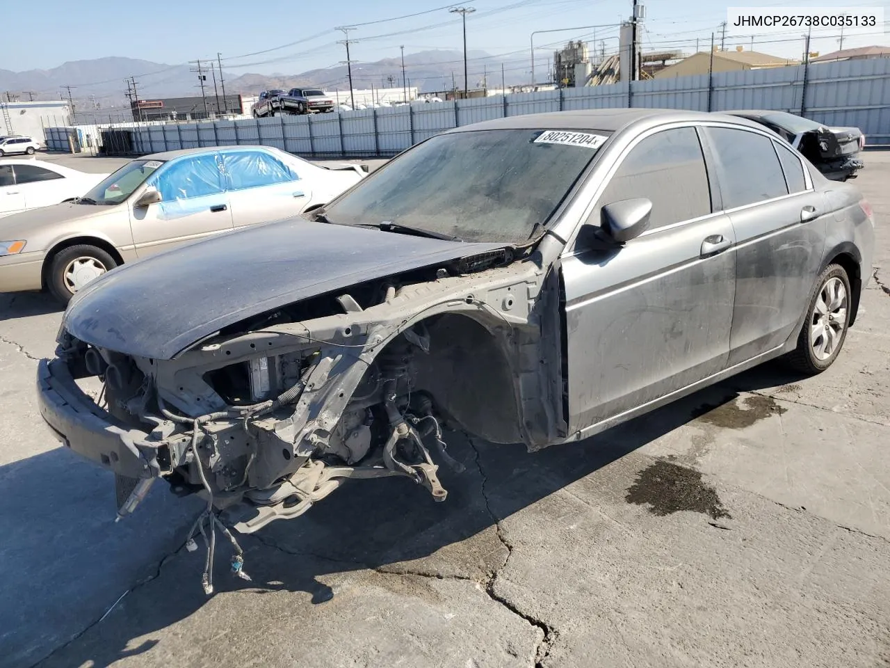 JHMCP26738C035133 2008 Honda Accord Ex