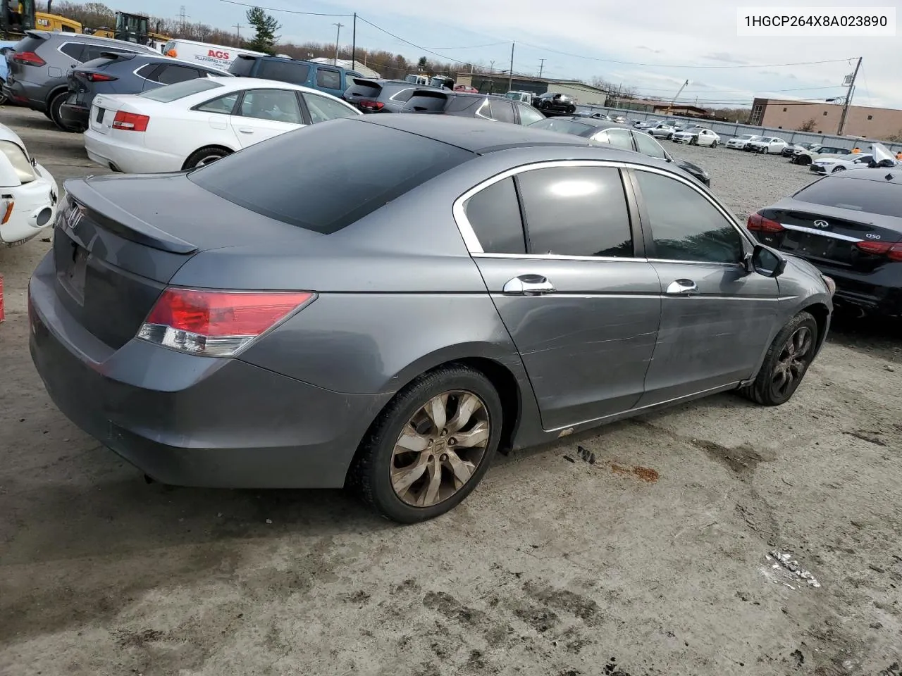 2008 Honda Accord Lxp VIN: 1HGCP264X8A023890 Lot: 80372654