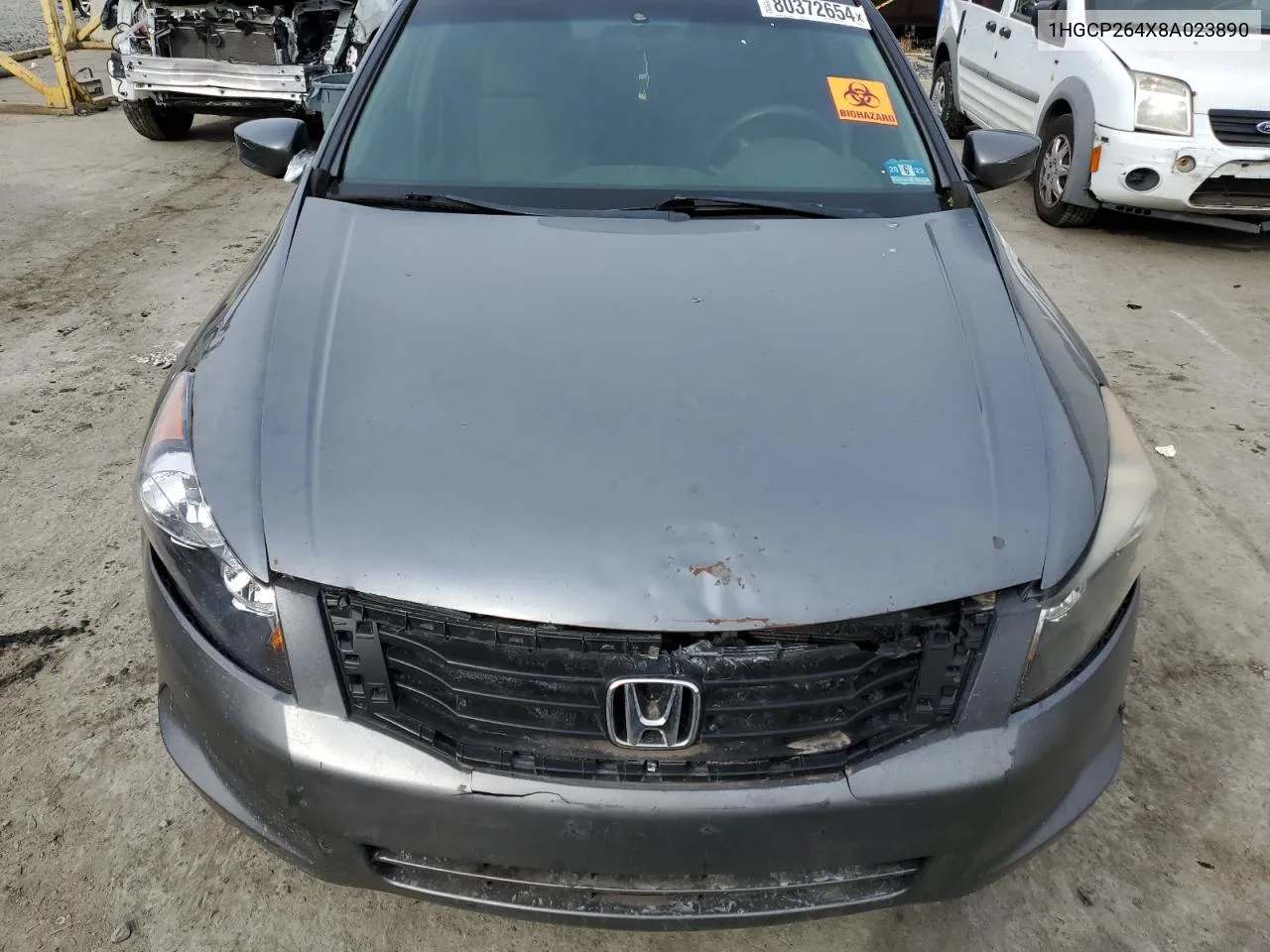 2008 Honda Accord Lxp VIN: 1HGCP264X8A023890 Lot: 80372654