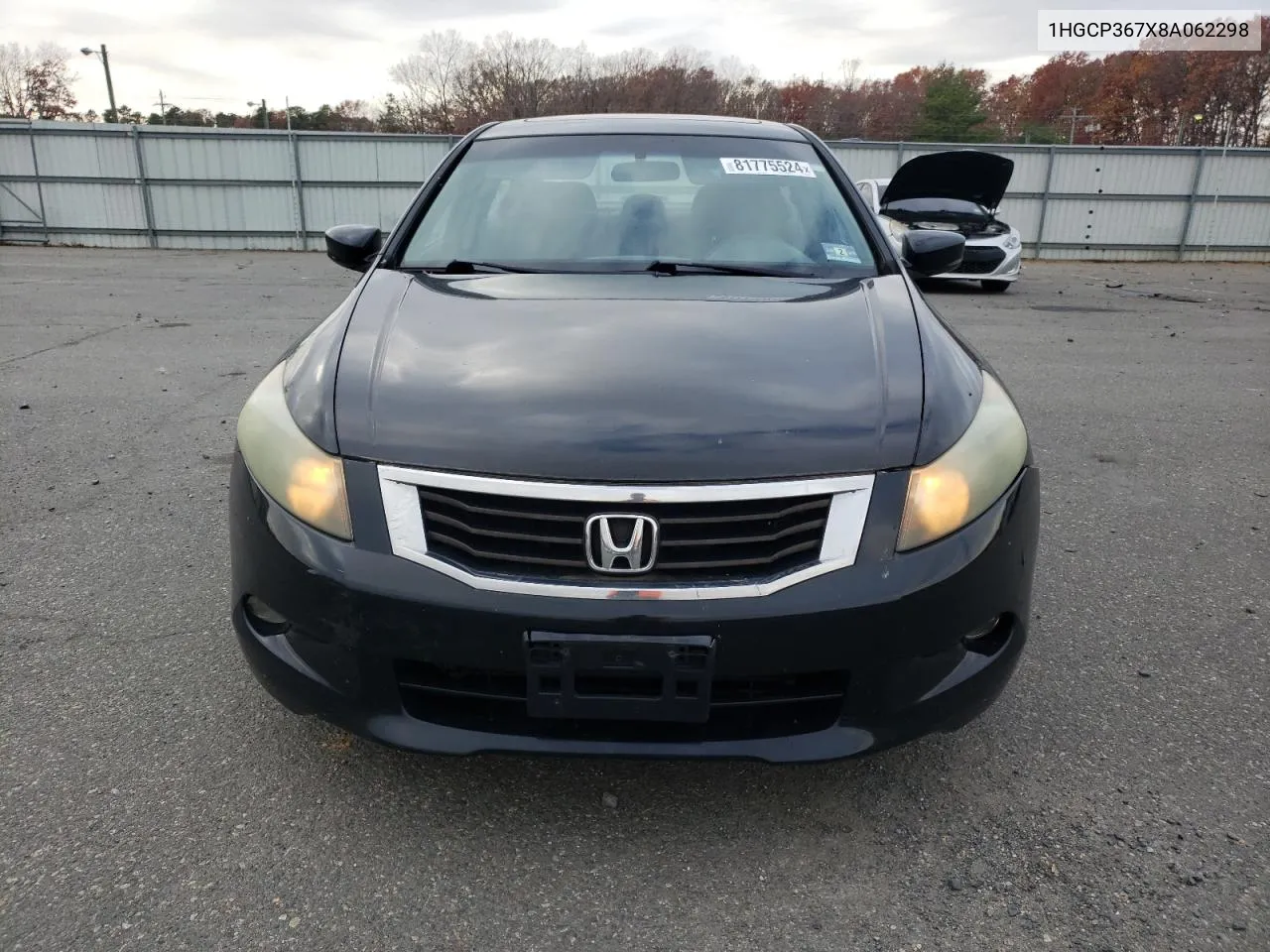 2008 Honda Accord Ex VIN: 1HGCP367X8A062298 Lot: 81775524