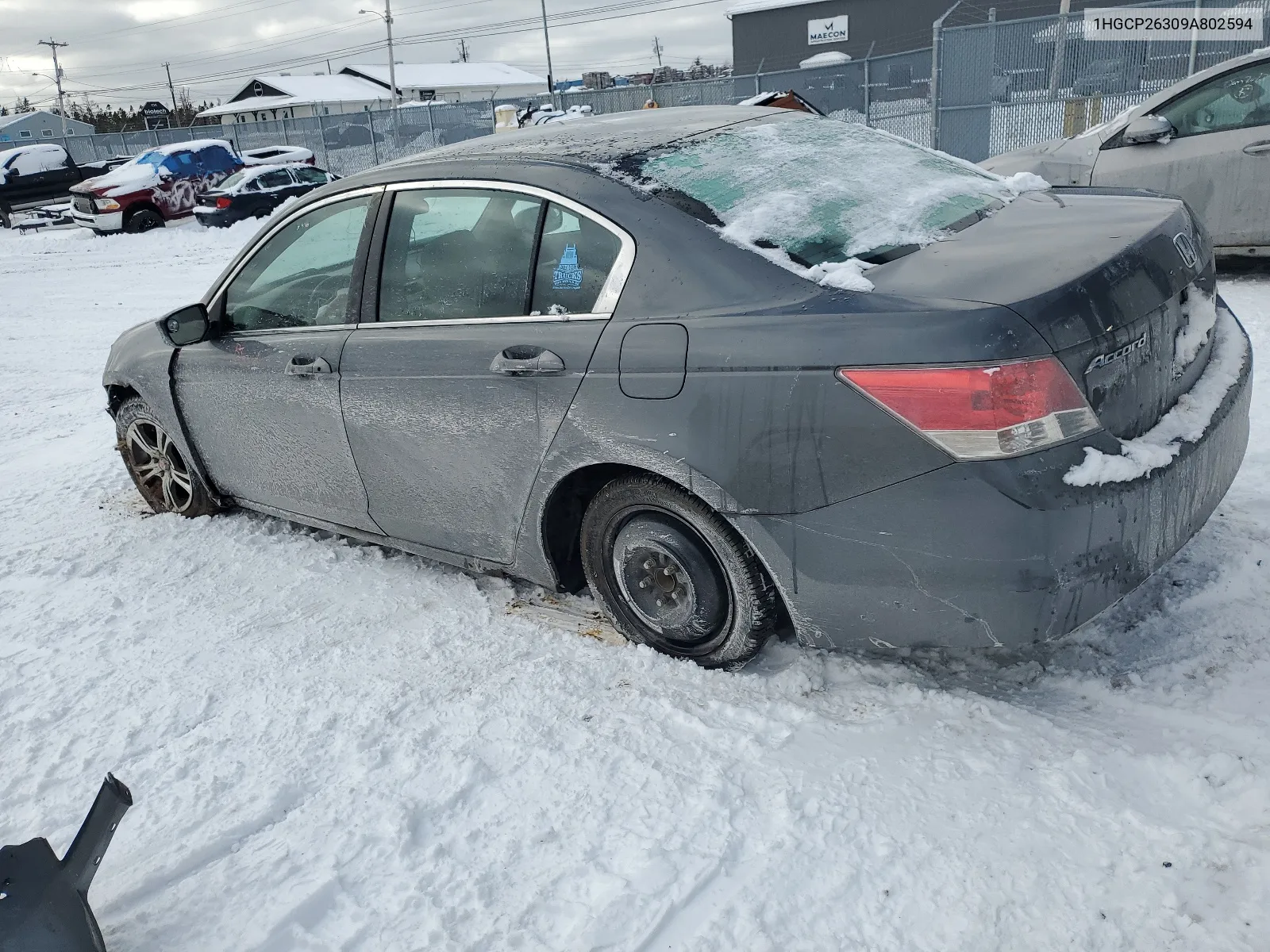 2009 Honda Accord Lx VIN: 1HGCP26309A802594 Lot: 40597024