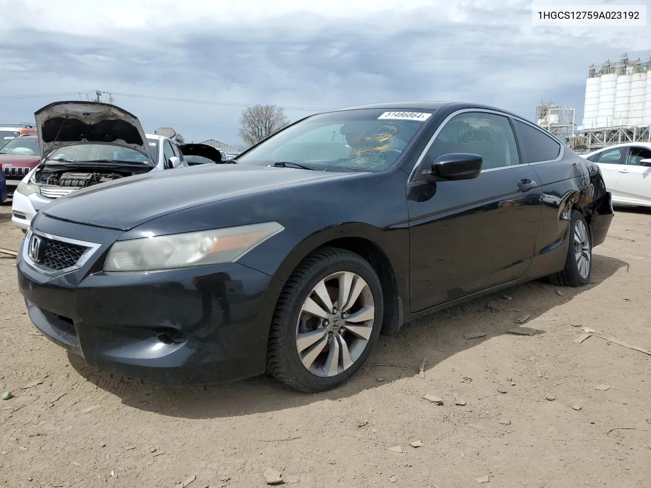 1HGCS12759A023192 2009 Honda Accord Ex