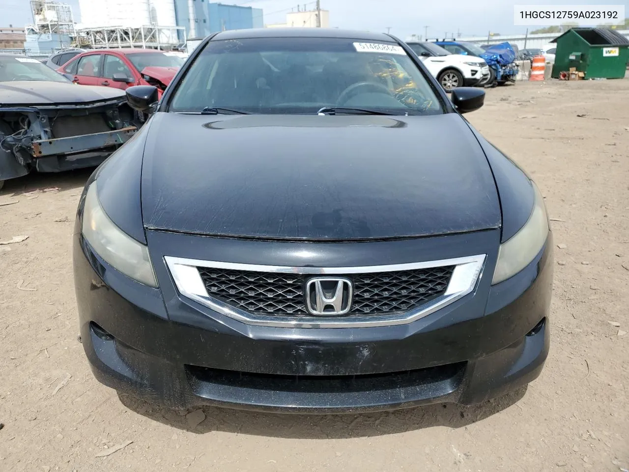 1HGCS12759A023192 2009 Honda Accord Ex