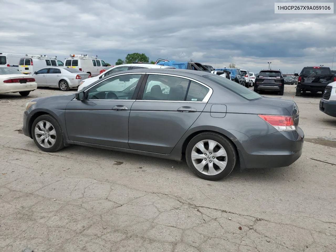 2009 Honda Accord Ex VIN: 1HGCP267X9A059106 Lot: 53249104