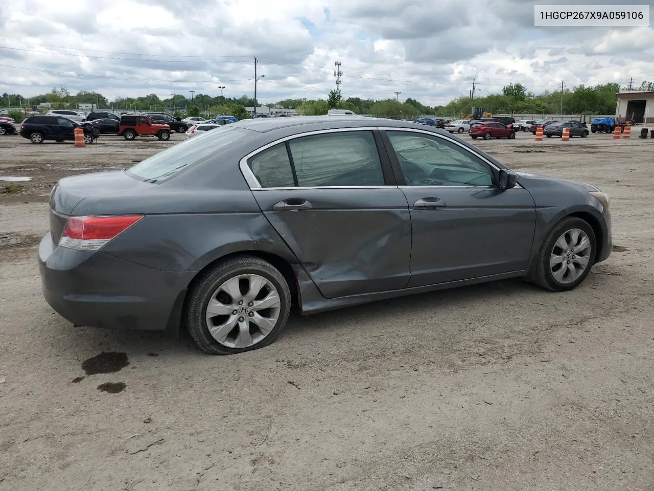 2009 Honda Accord Ex VIN: 1HGCP267X9A059106 Lot: 53249104