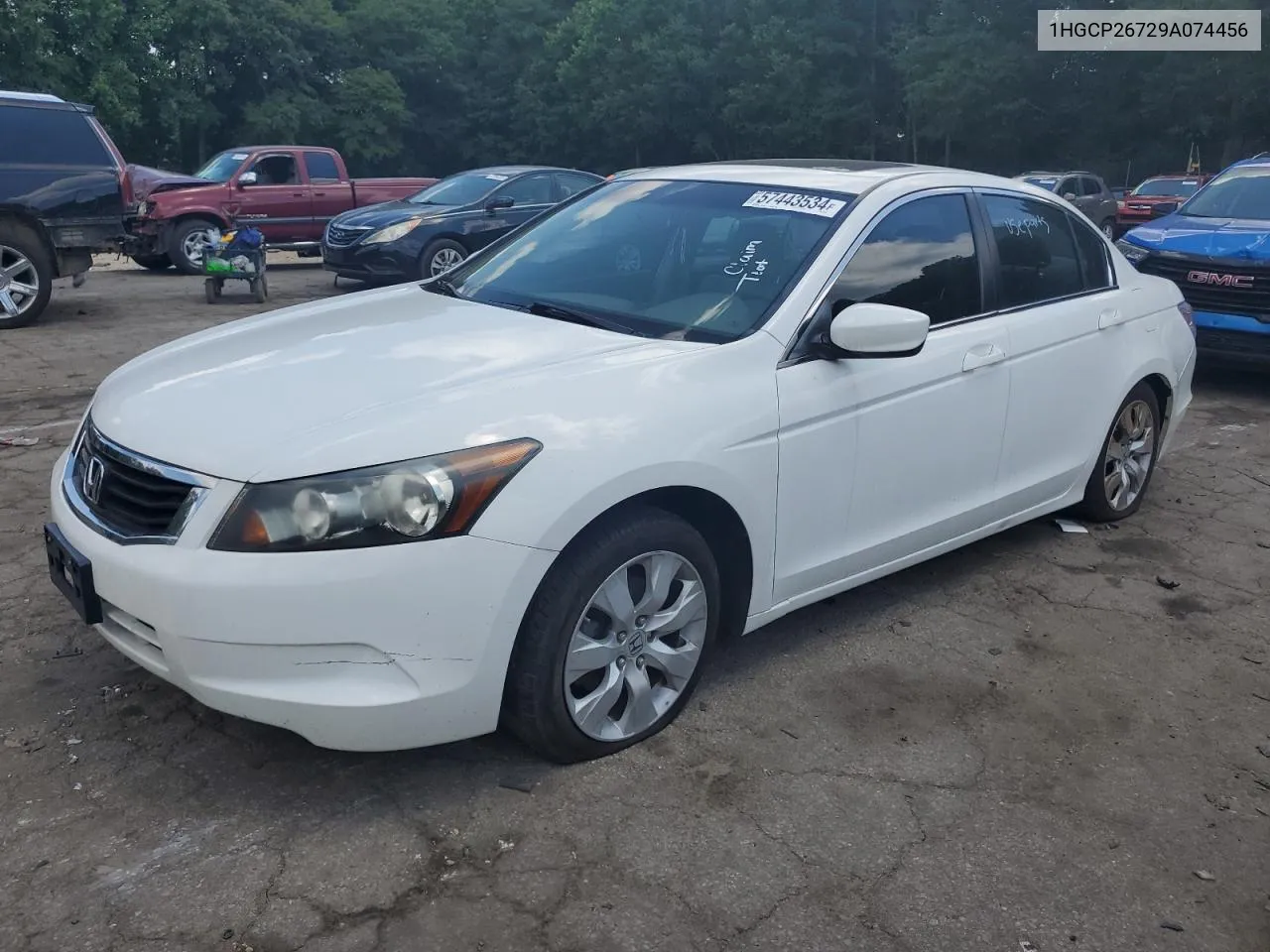 1HGCP26729A074456 2009 Honda Accord Ex