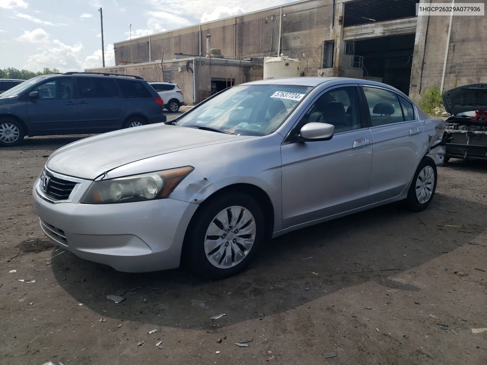 1HGCP26329A077936 2009 Honda Accord Lx