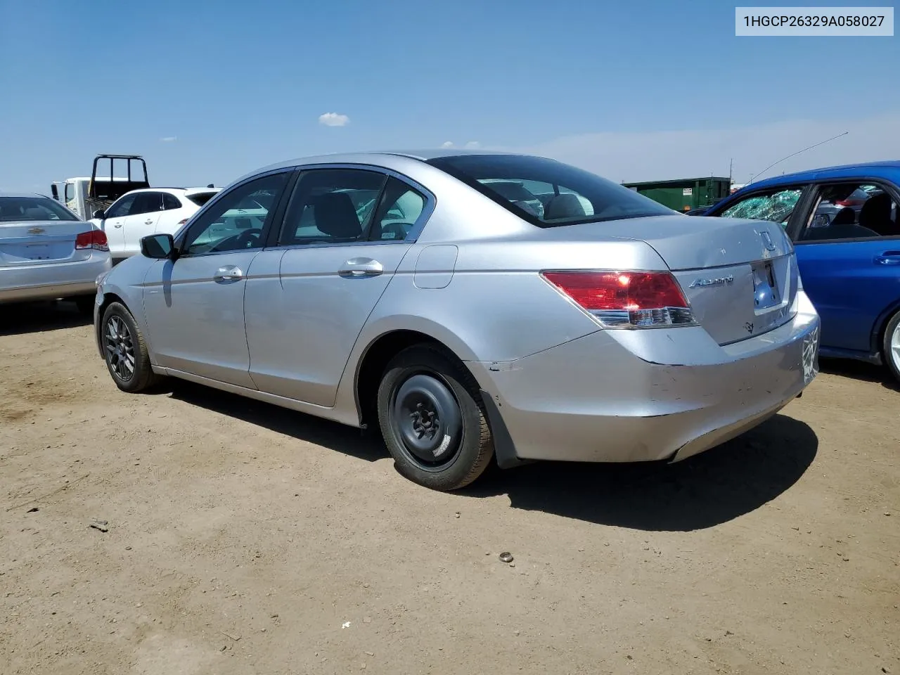 2009 Honda Accord Lx VIN: 1HGCP26329A058027 Lot: 61407224