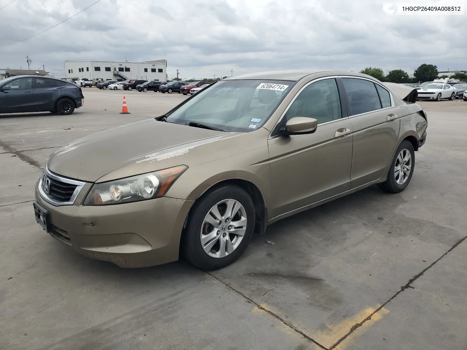 2009 Honda Accord Lxp VIN: 1HGCP26409A008512 Lot: 62064714