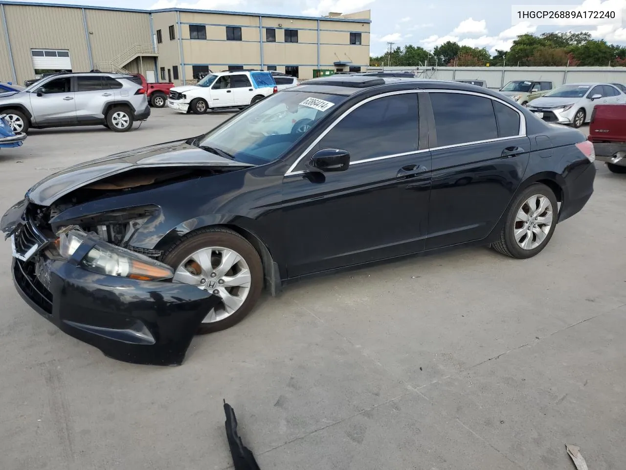 2009 Honda Accord Exl VIN: 1HGCP26889A172240 Lot: 63864414