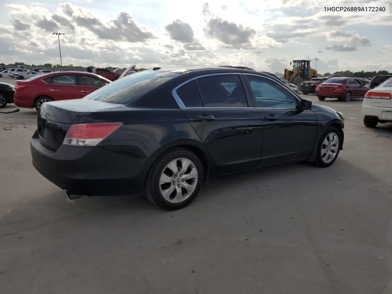 2009 Honda Accord Exl VIN: 1HGCP26889A172240 Lot: 63864414