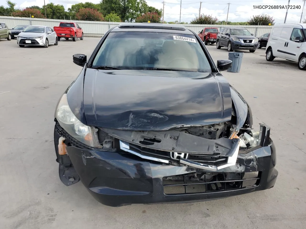 2009 Honda Accord Exl VIN: 1HGCP26889A172240 Lot: 63864414