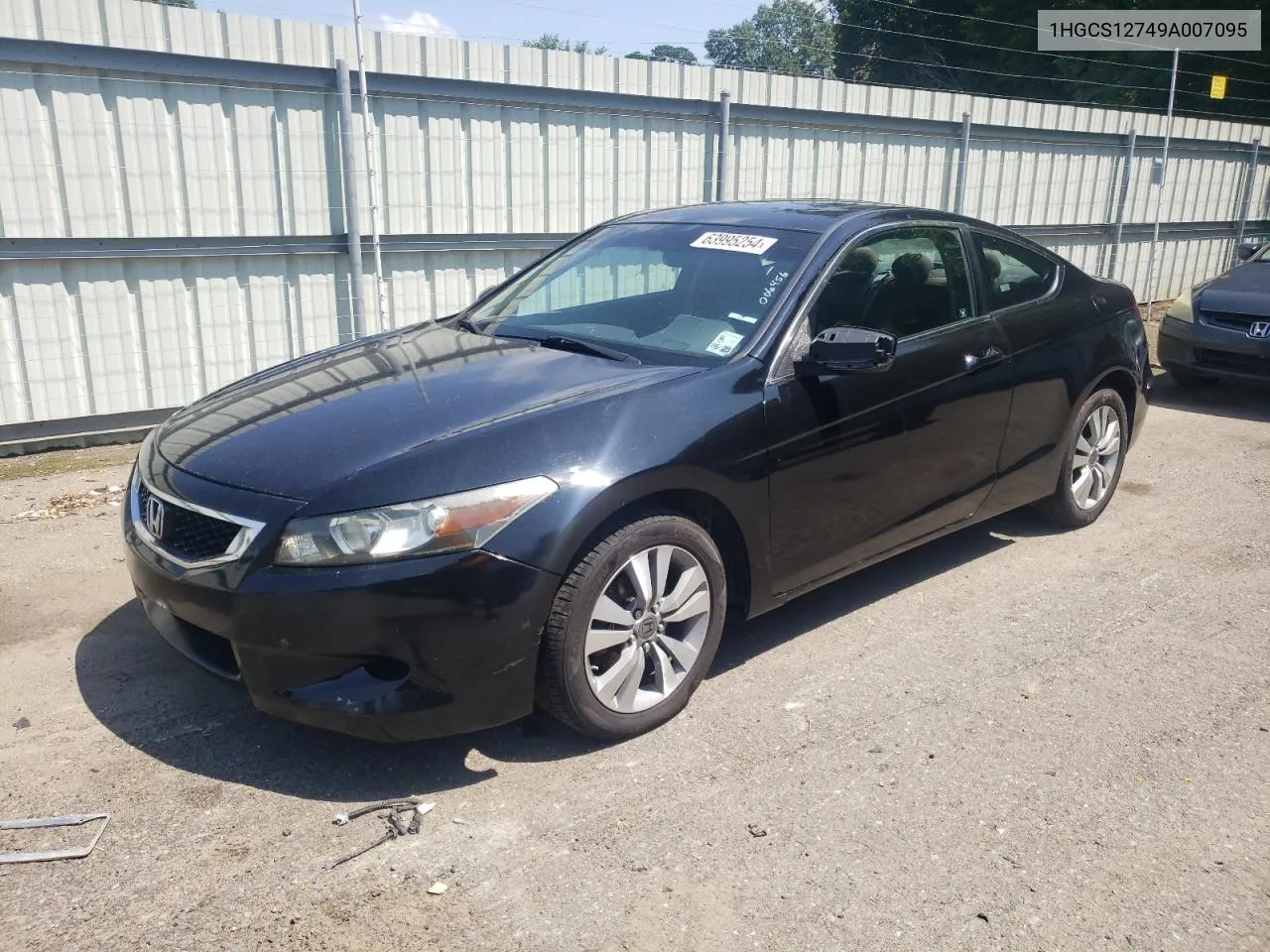 1HGCS12749A007095 2009 Honda Accord Ex