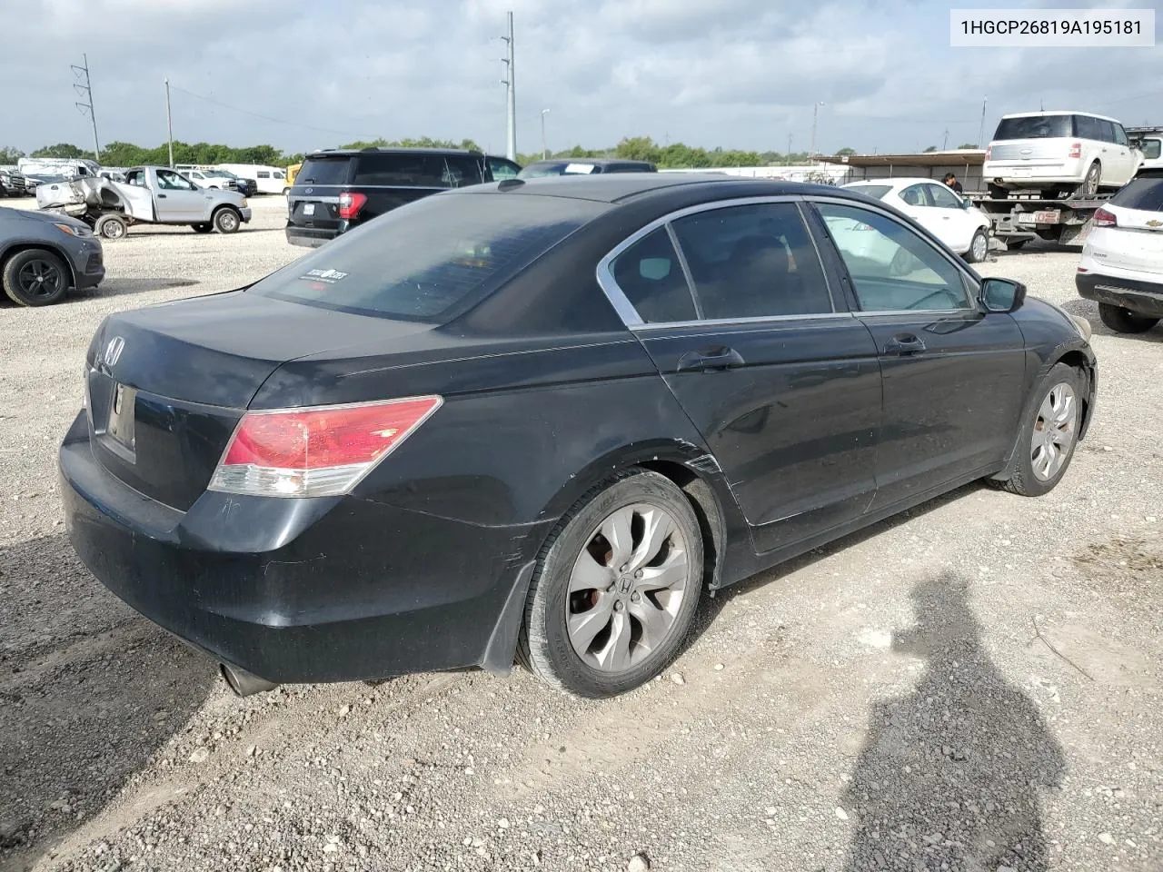 2009 Honda Accord Exl VIN: 1HGCP26819A195181 Lot: 64205024