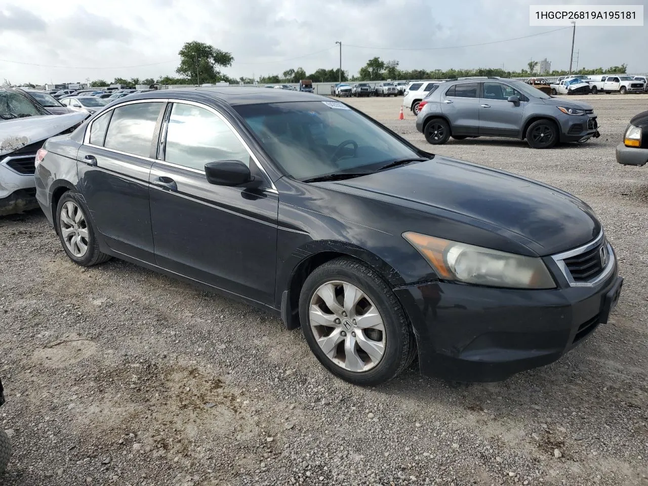 2009 Honda Accord Exl VIN: 1HGCP26819A195181 Lot: 64205024