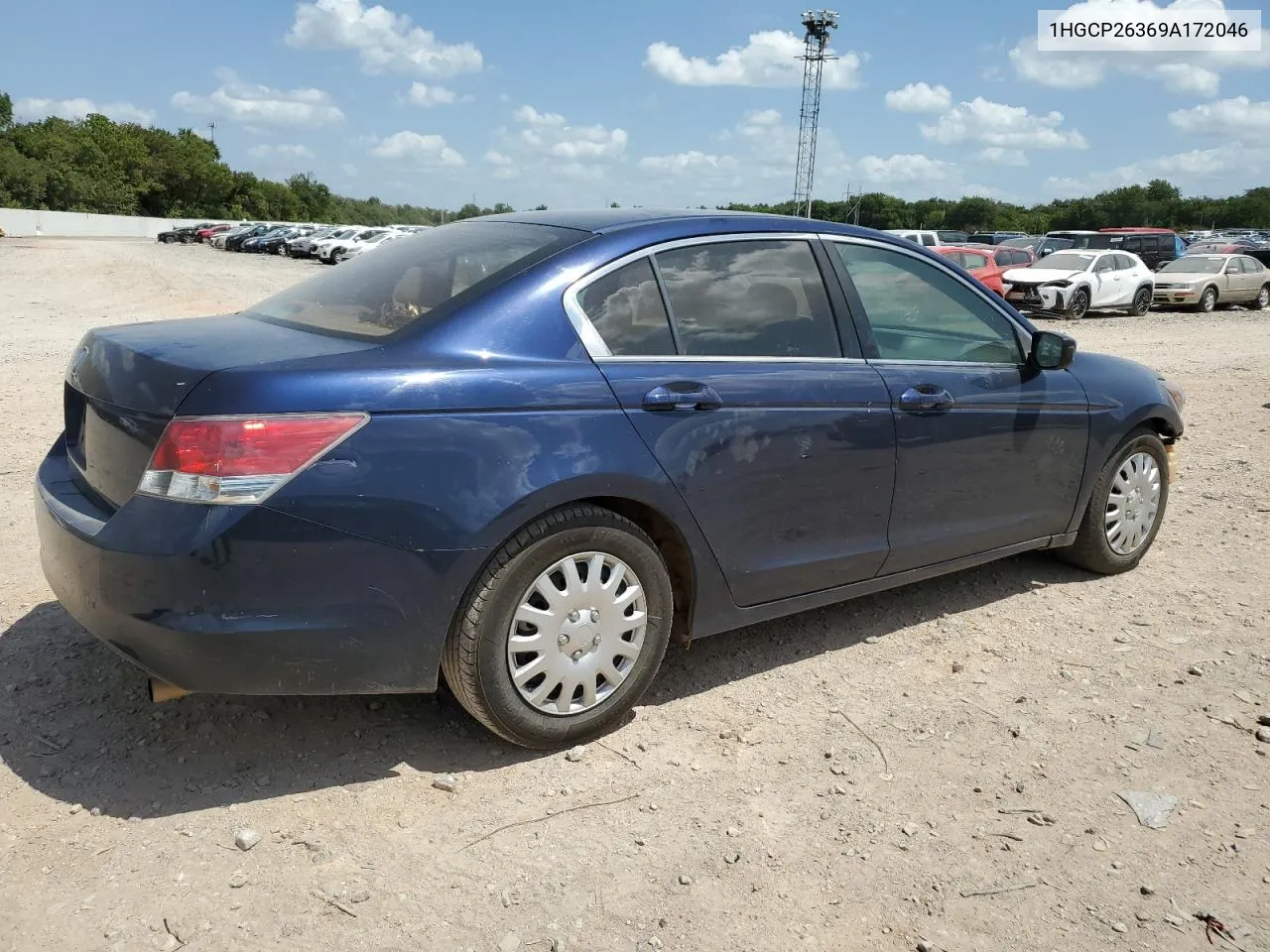 2009 Honda Accord Lx VIN: 1HGCP26369A172046 Lot: 64701794