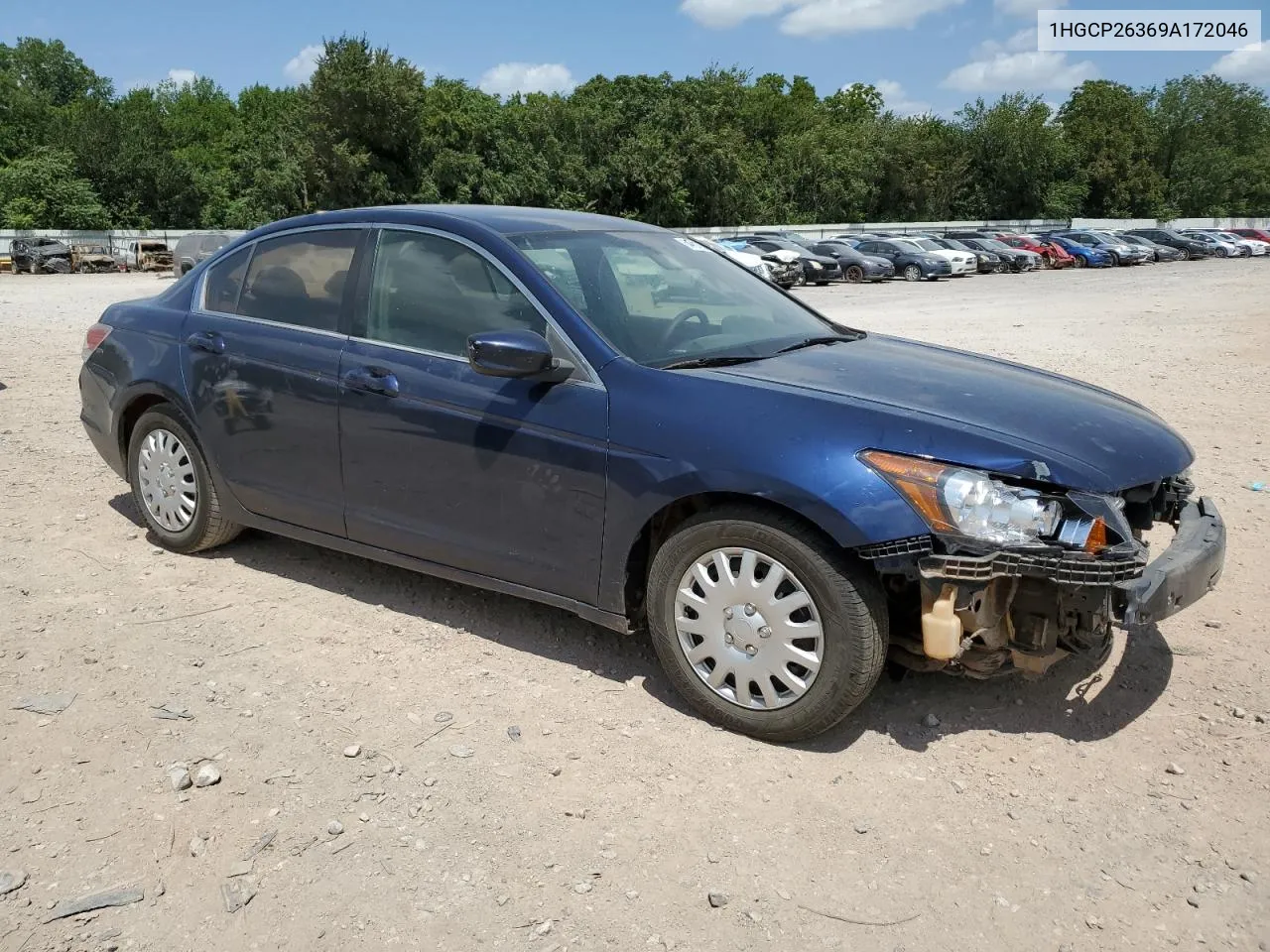 2009 Honda Accord Lx VIN: 1HGCP26369A172046 Lot: 64701794