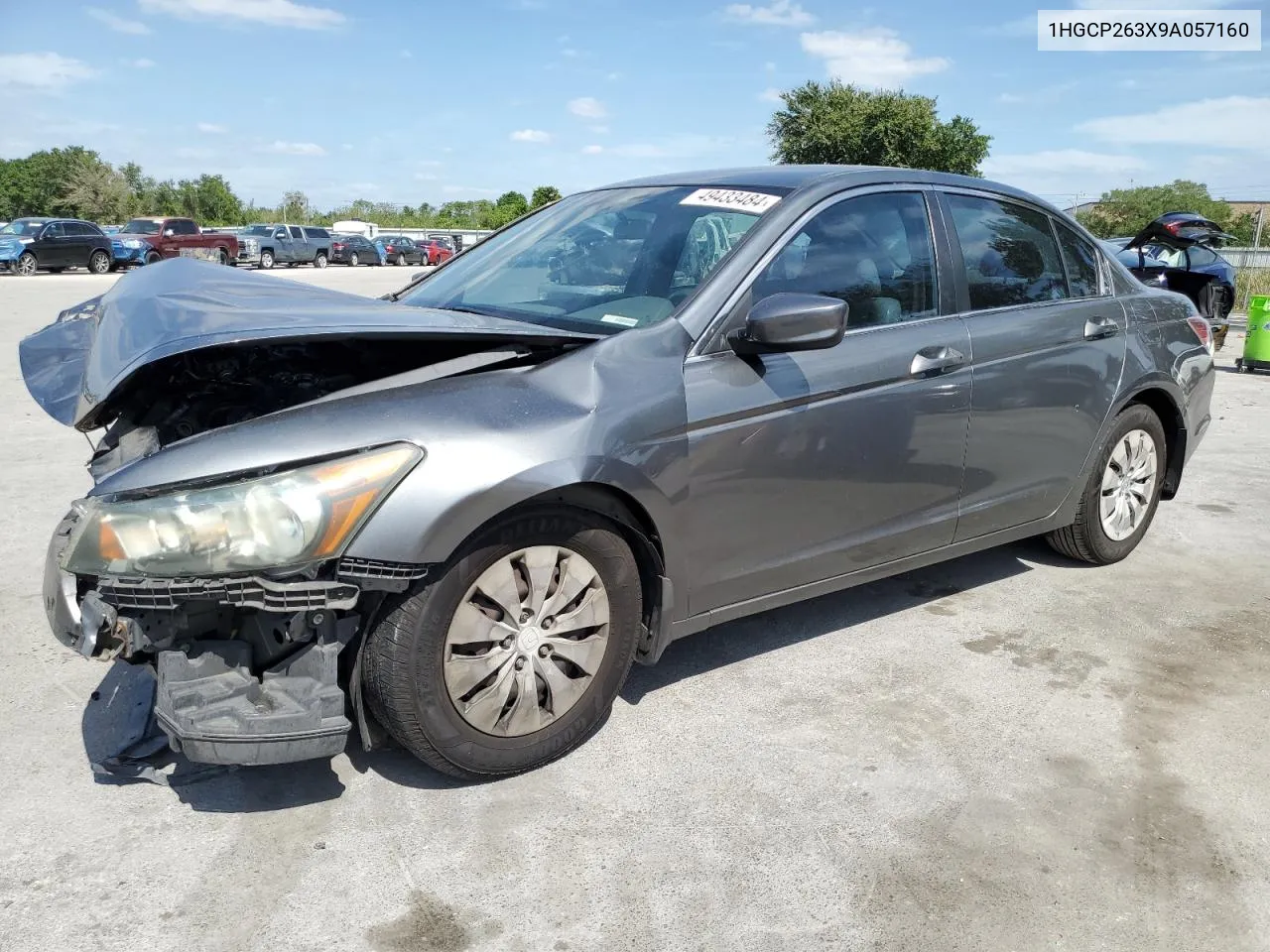 2009 Honda Accord Lx VIN: 1HGCP263X9A057160 Lot: 66337134