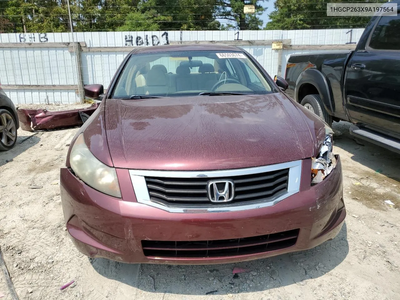 1HGCP263X9A197564 2009 Honda Accord Lx