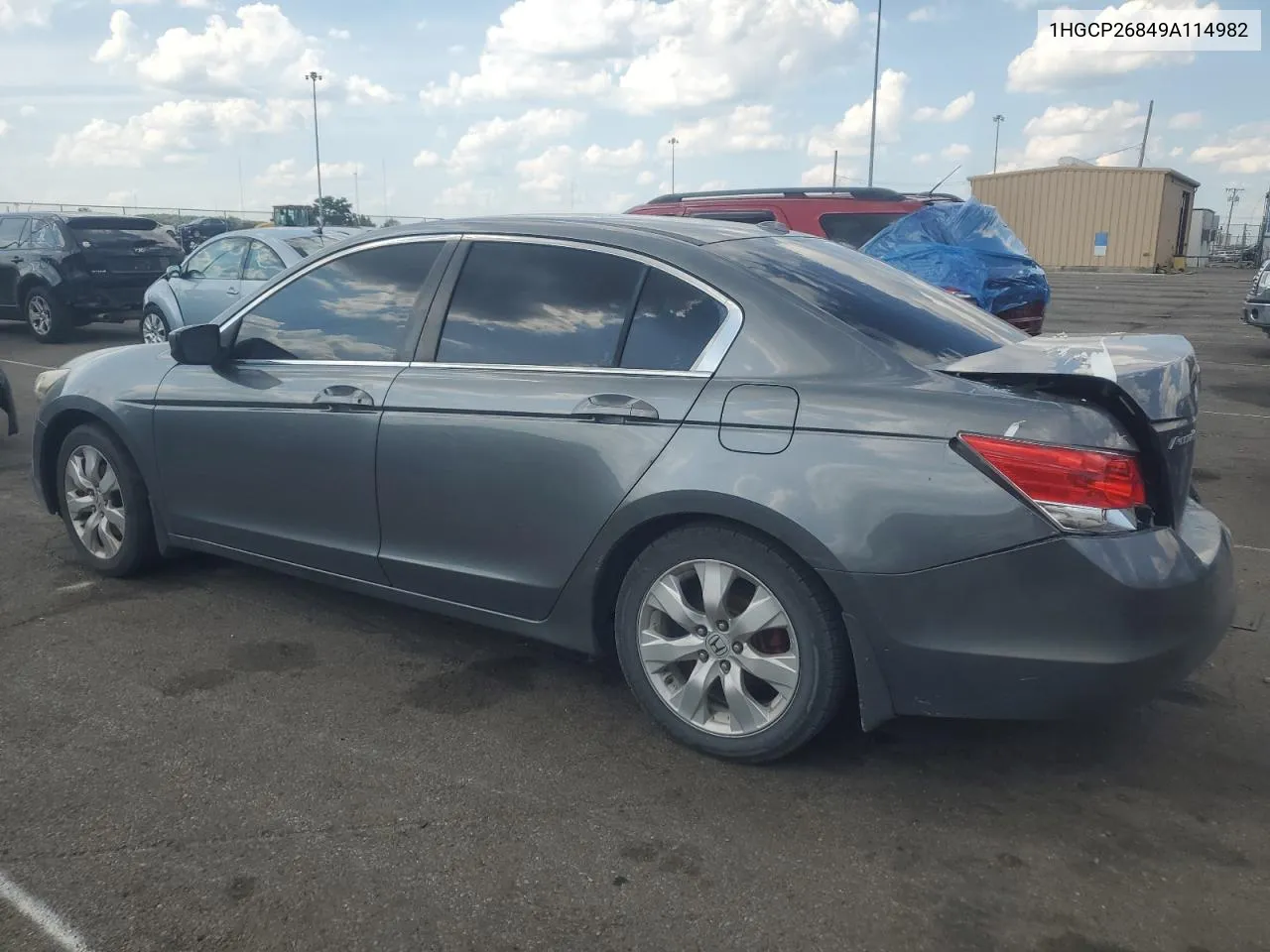 2009 Honda Accord Exl VIN: 1HGCP26849A114982 Lot: 66901884