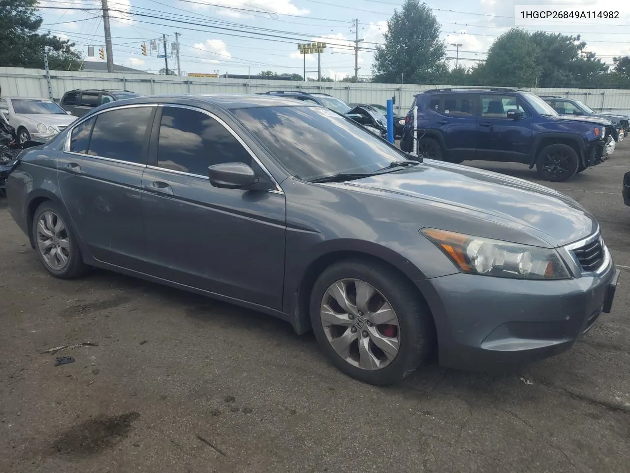 2009 Honda Accord Exl VIN: 1HGCP26849A114982 Lot: 66901884